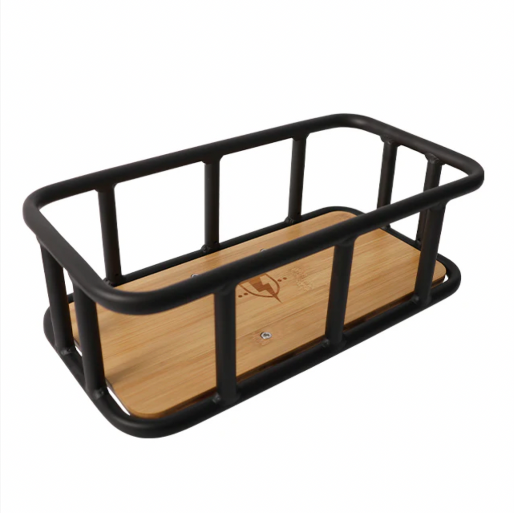 Riide Tiime - Rear Basket Combo - Bamboo / Matte Black